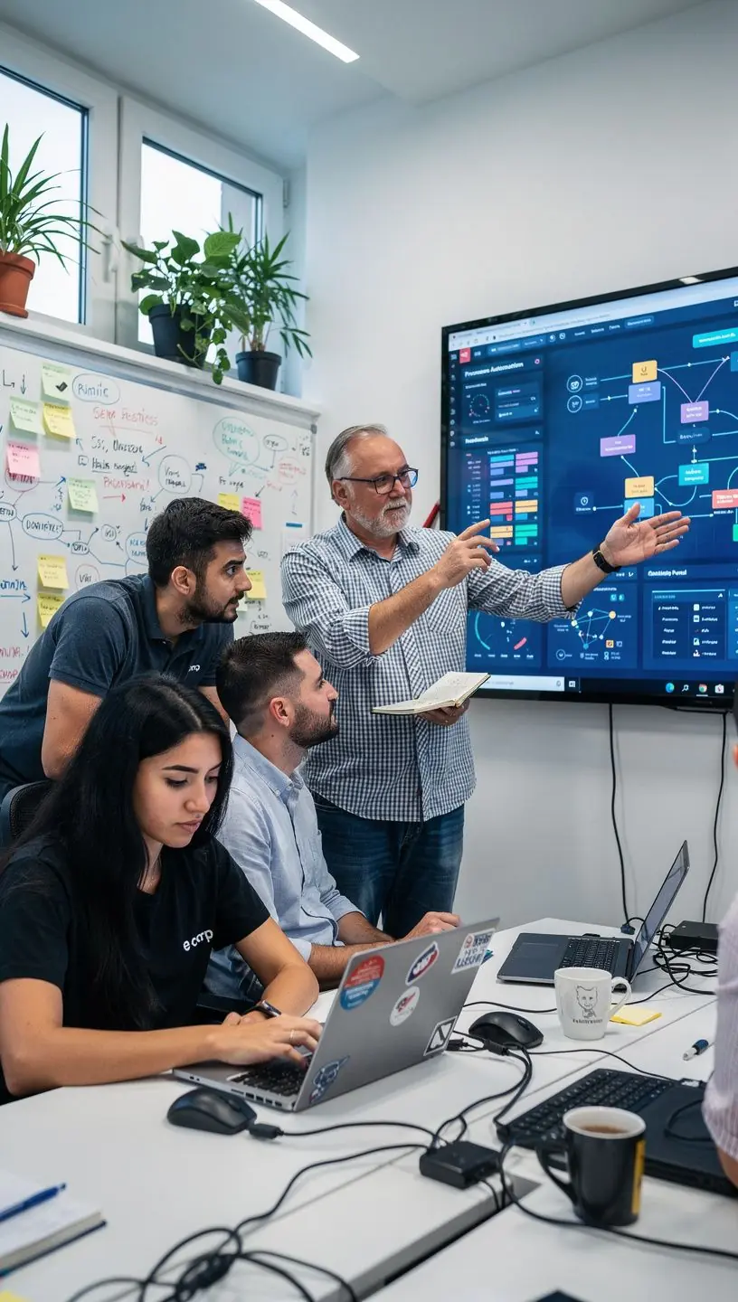 Grafic care ilustrează reducerea timpului de procesare după implementarea soluțiilor automate în procesele de afaceri.